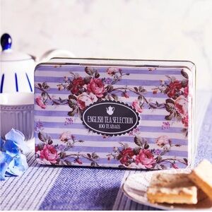 Floral English Tea Tin